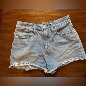 Madewell Light Blue Jean Shorts